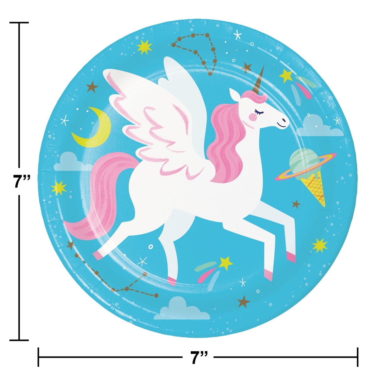 Unicorn Party Plates - Stesha Party