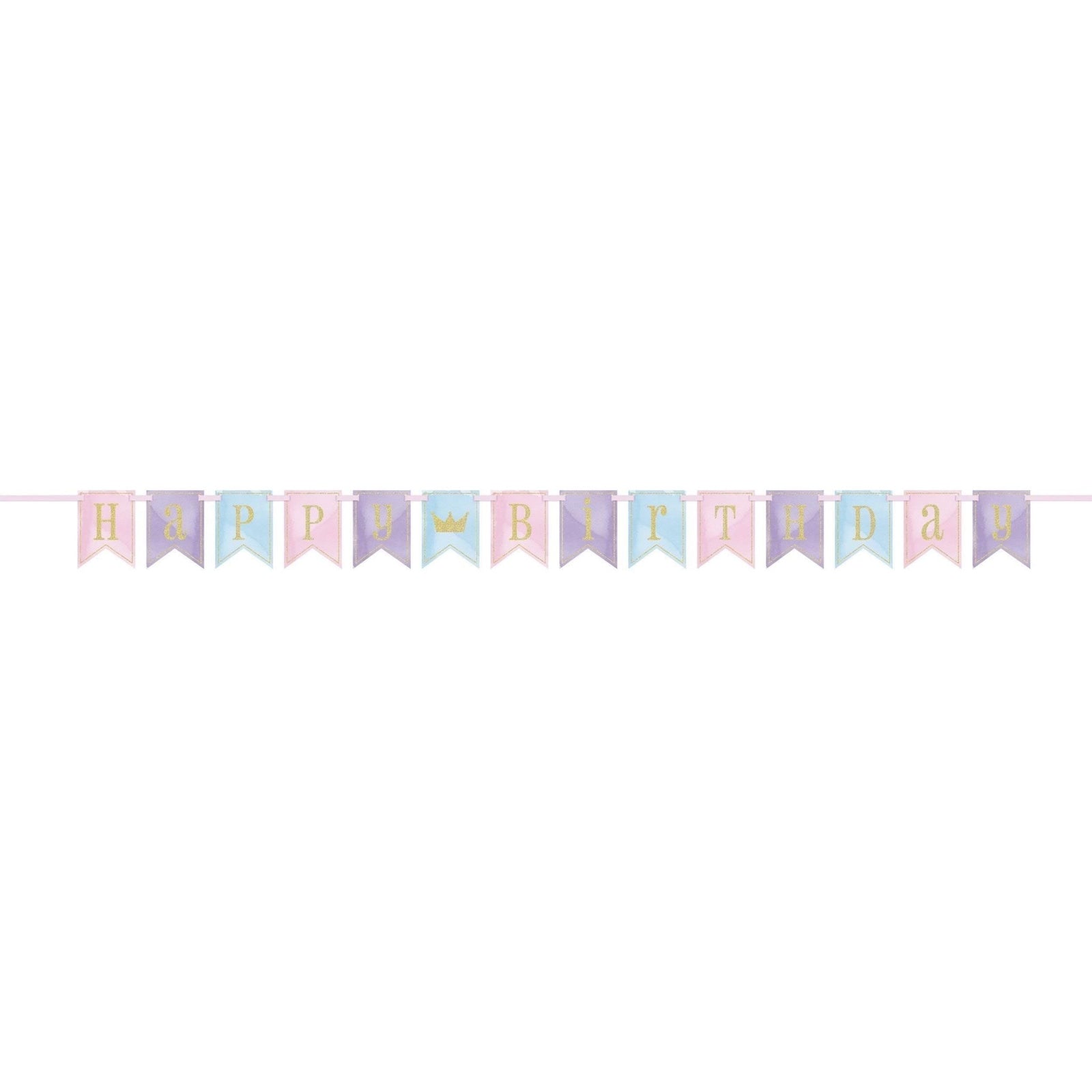 Unicorn Princess Birthday Banner - Stesha Party