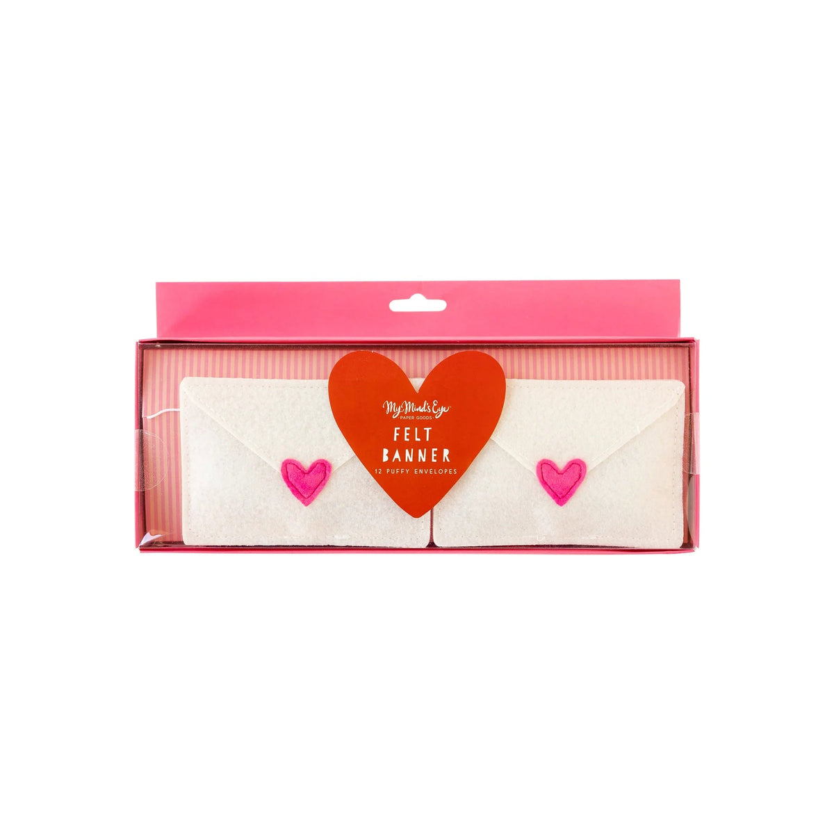 Valentine Felt Love Letter Envelope Garland 6ft - Stesha Party