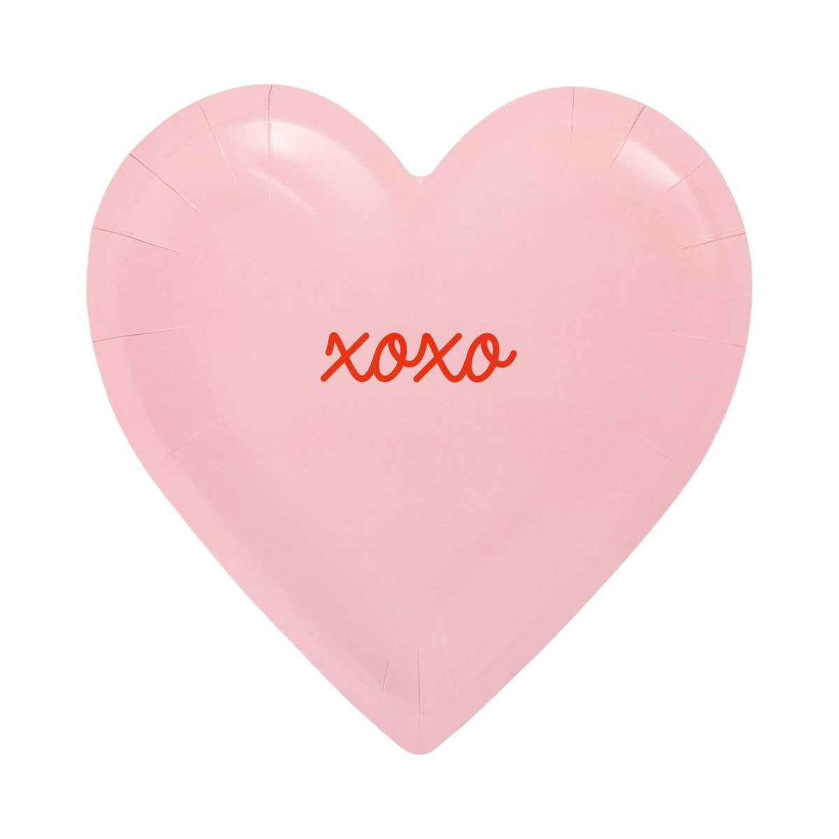 Valentine Heart Shaped Dessert Plates 8ct - Stesha Party