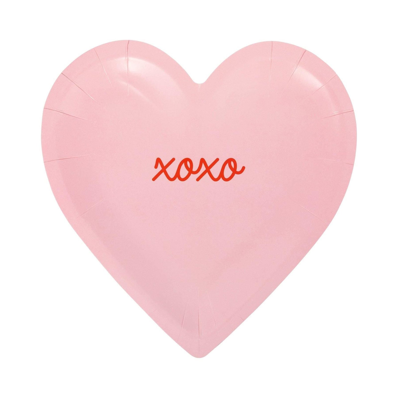 Valentine Heart Shaped Dessert Plates 8ct - Stesha Party