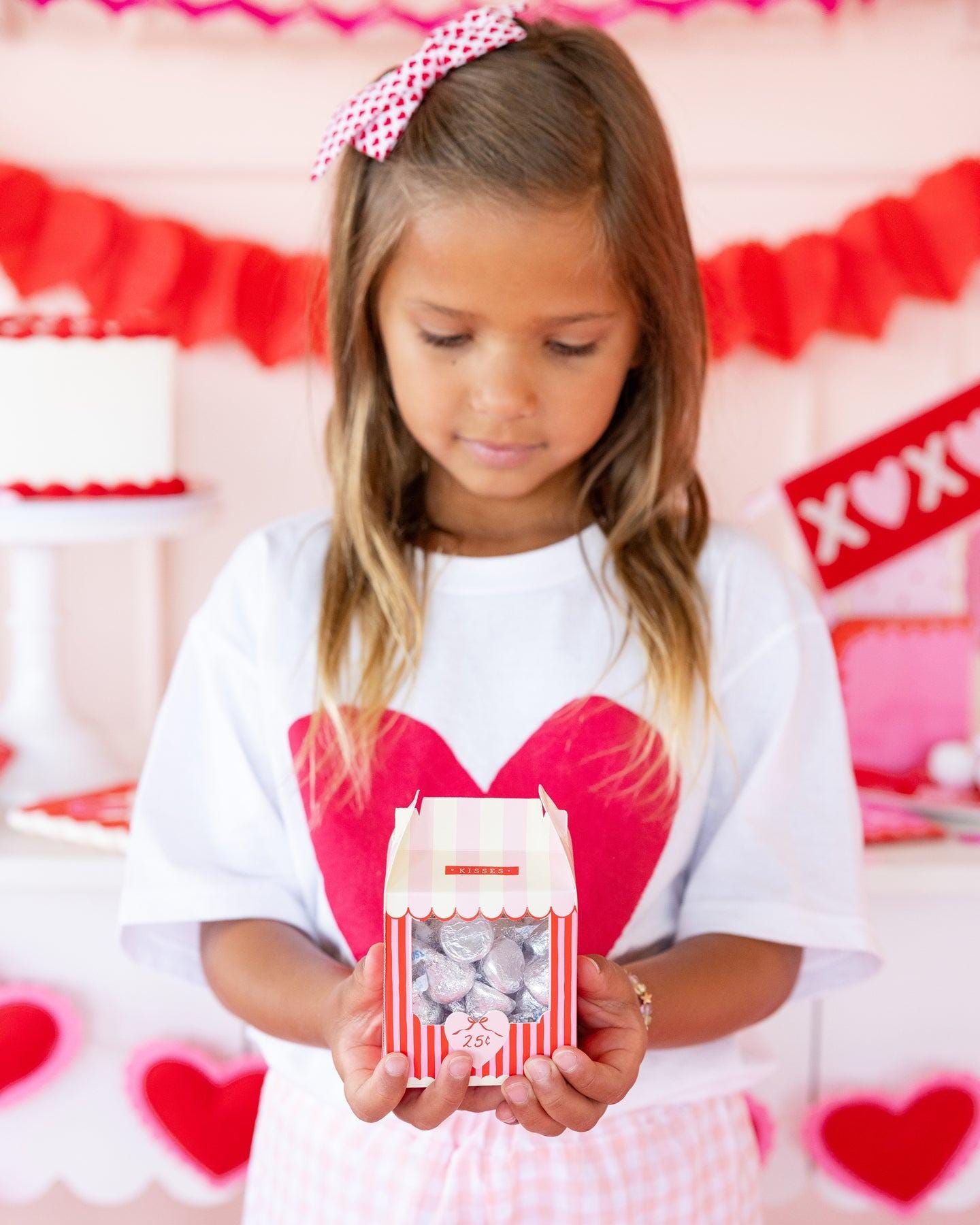 Valentine Kissing Booth Treat Boxes - Stesha Party