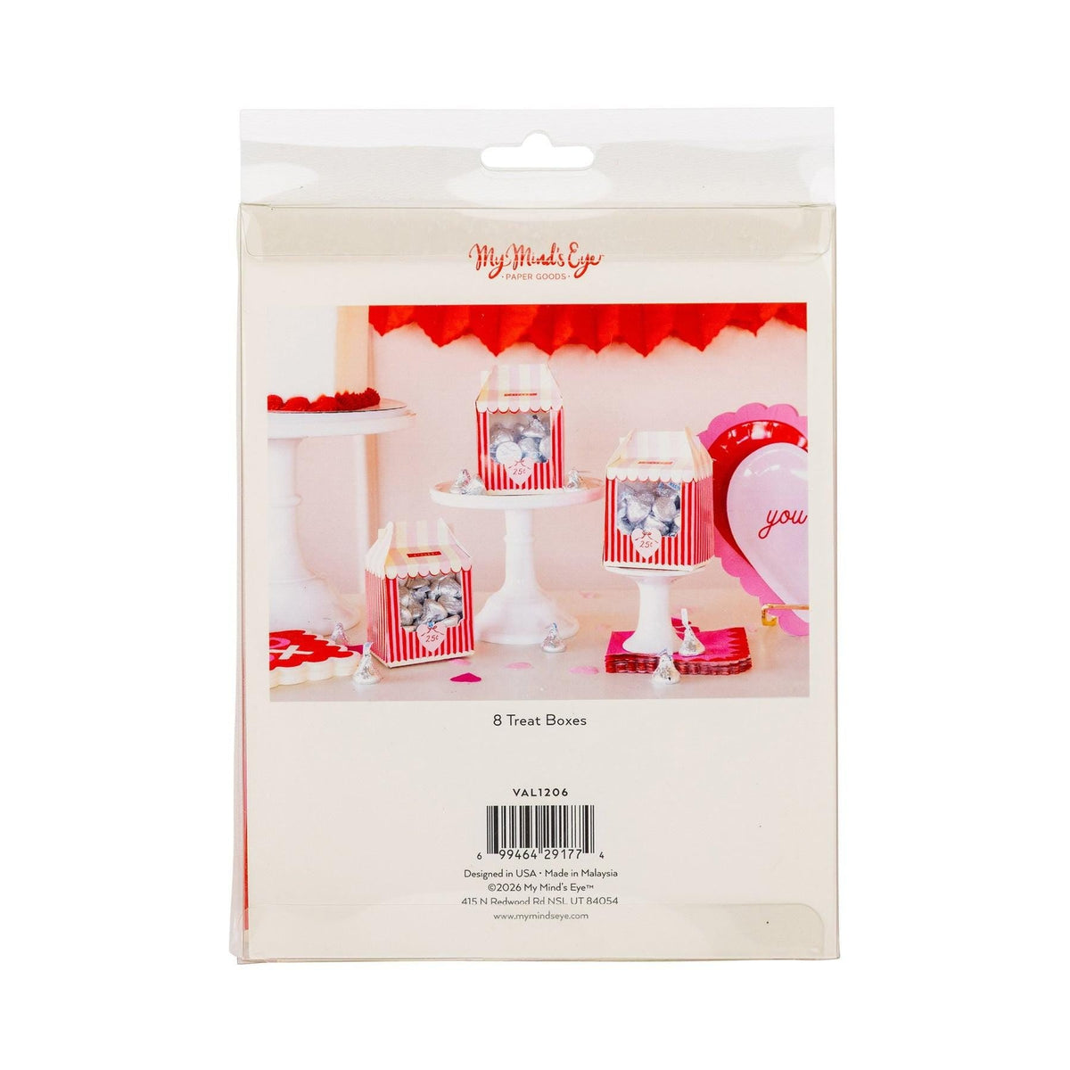 Valentine Kissing Booth Treat Boxes - Stesha Party