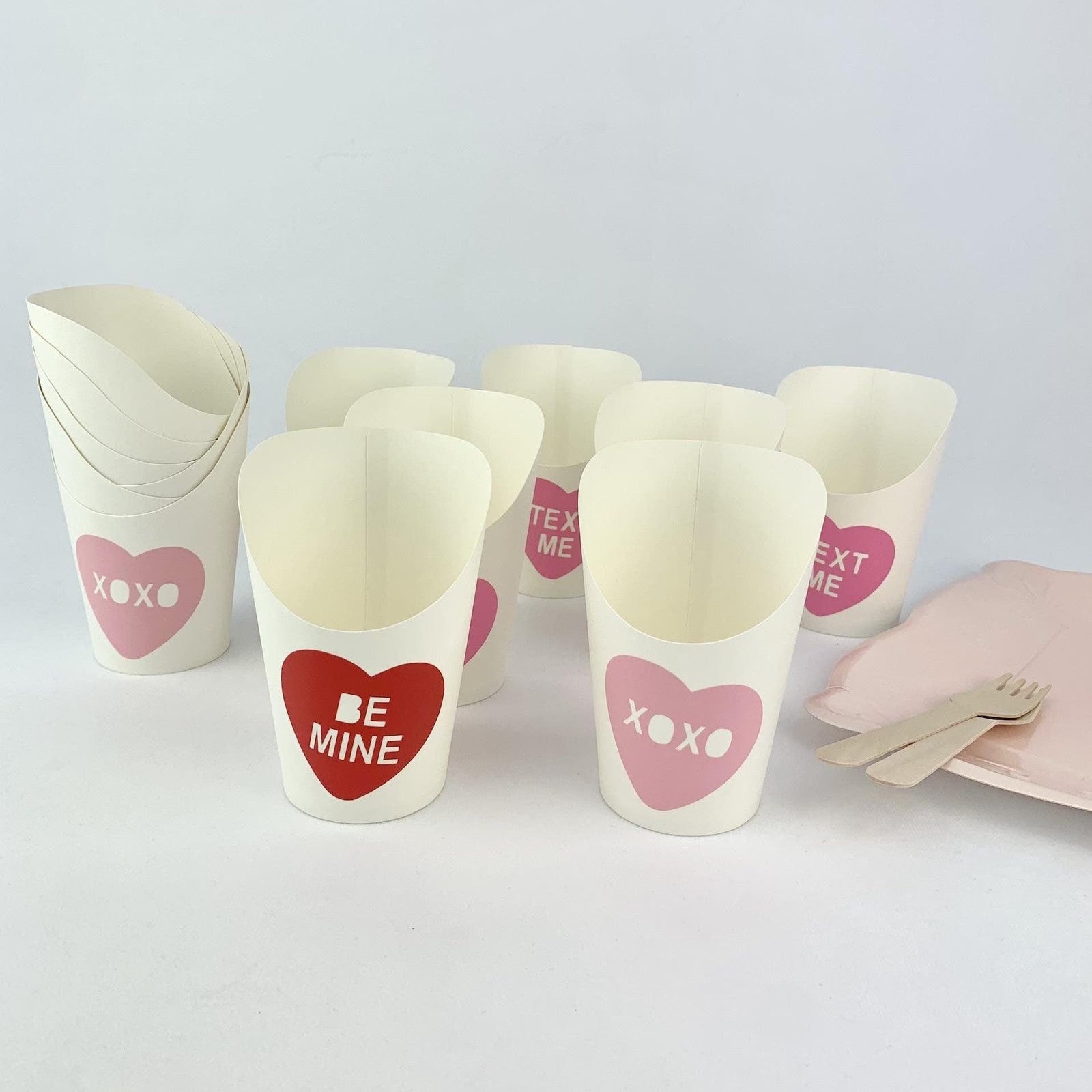 Valentines Day Charcuterie Cups - Stesha Party