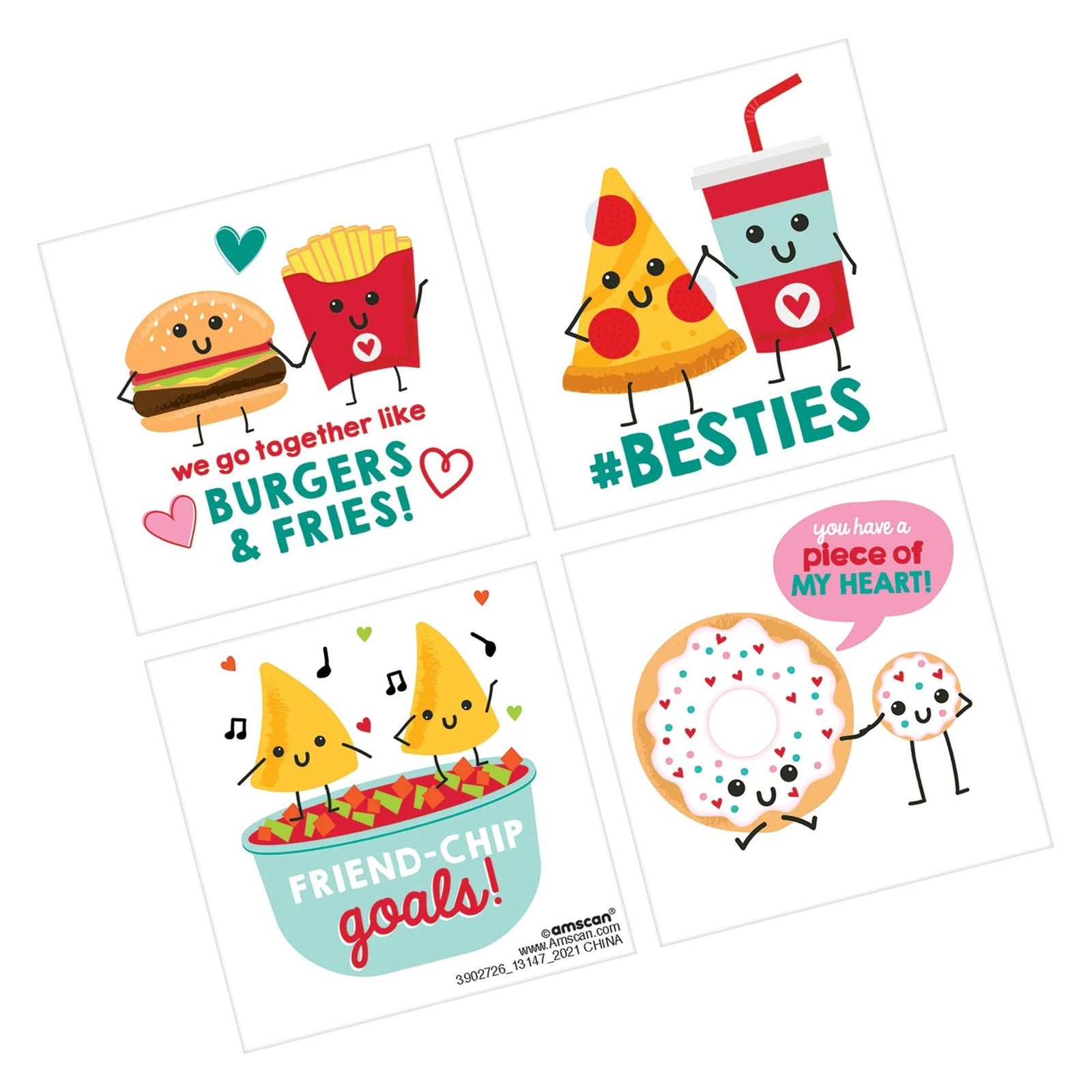 Valentines Temporary Tattoos 48ct