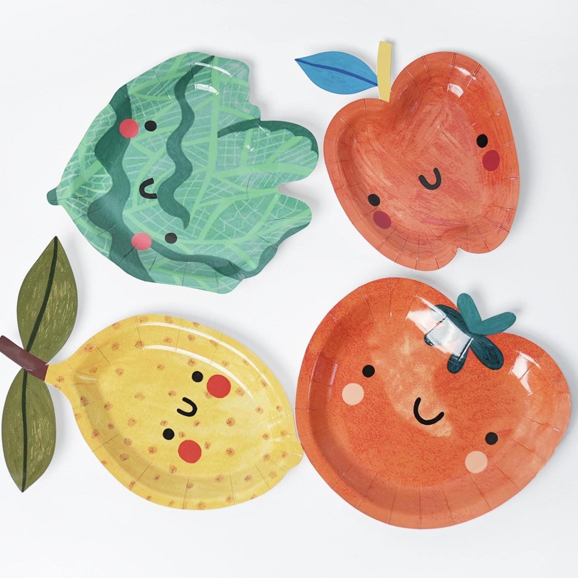Vegetable Party Plates - Stesha Party