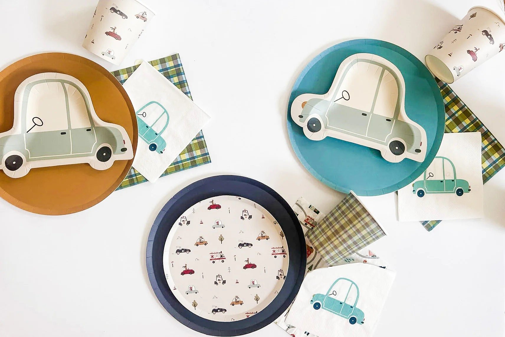 Vehicle Party Napkins 16t - Stesha Party