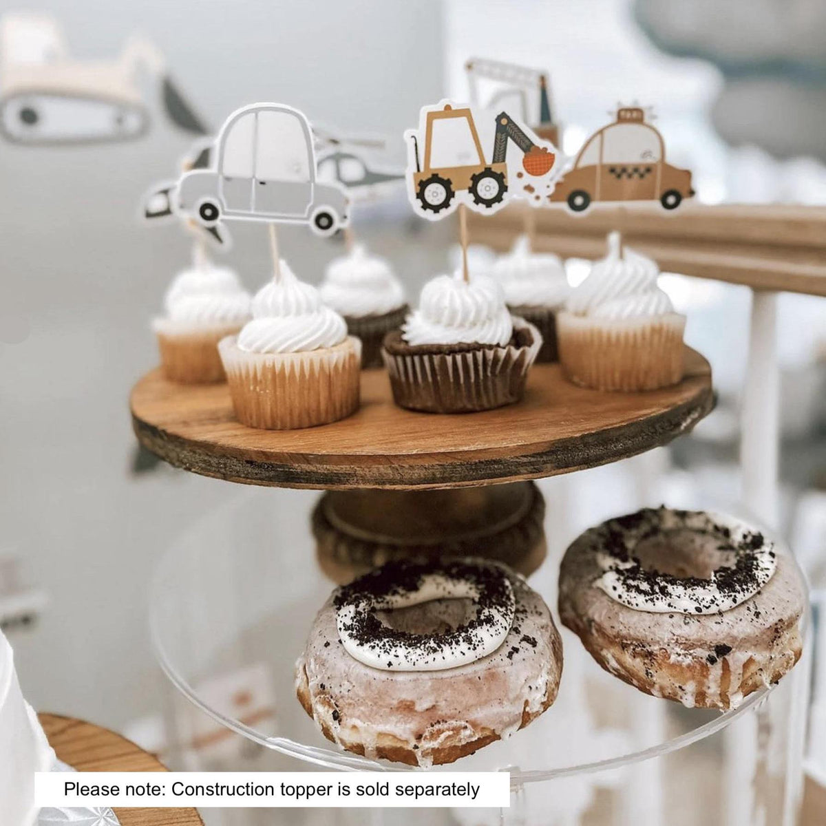Vehicles Cupcake Picks - Stesha Party