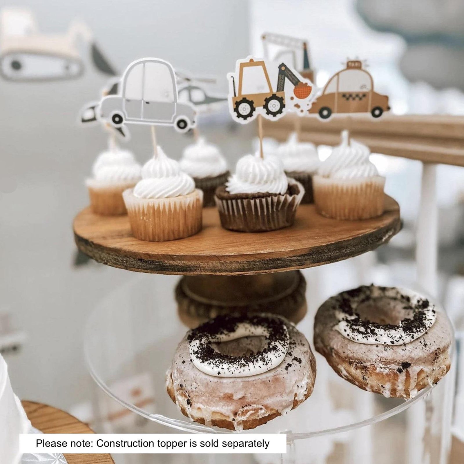 Vehicles Cupcake Picks - Stesha Party
