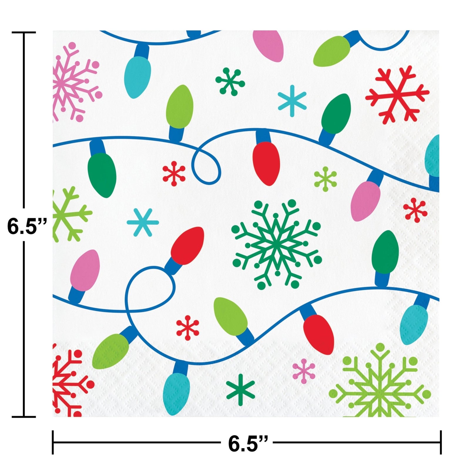 Vibrant Holiday Party Plate & Napkin Set - Stesha Party