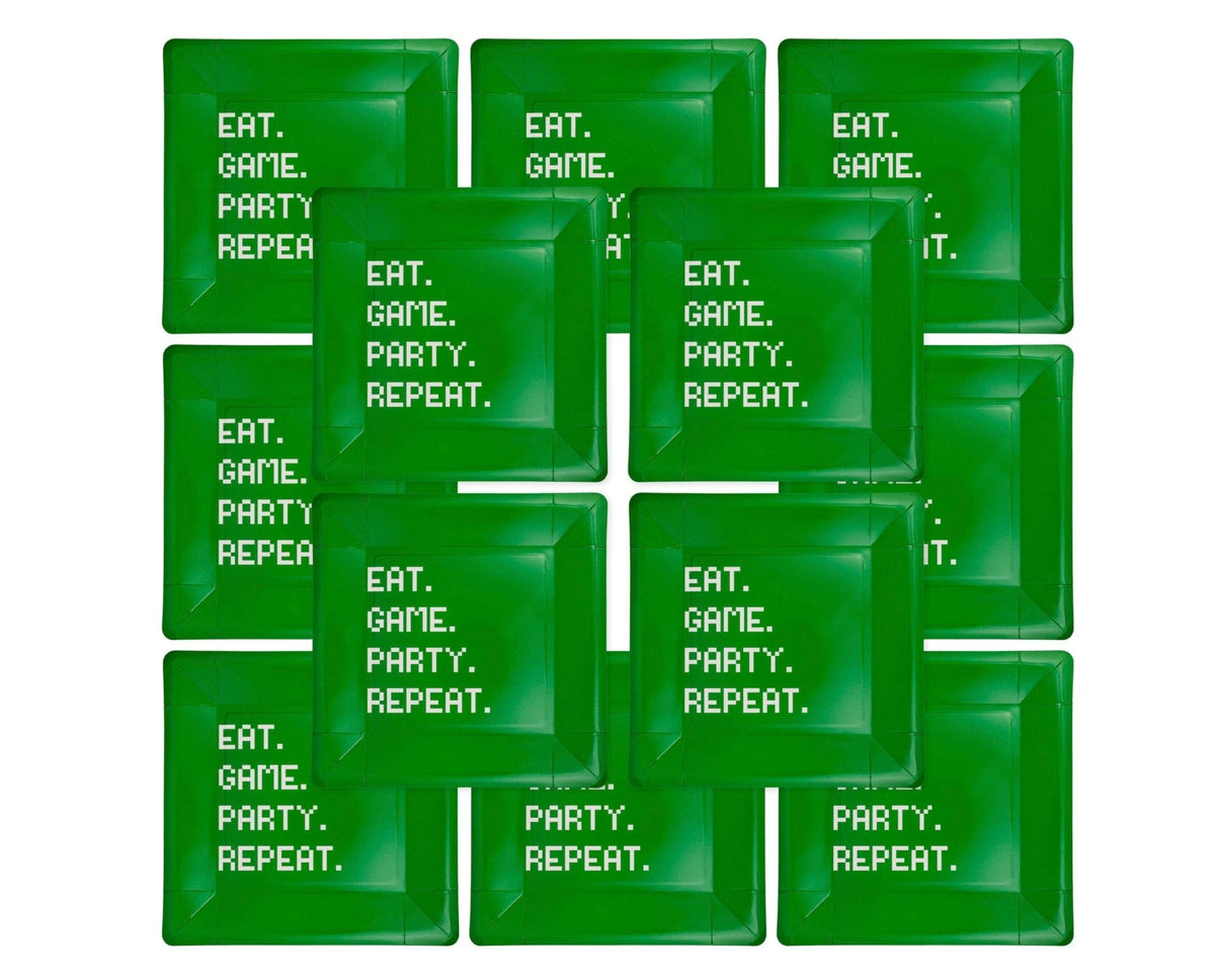 Video Game Party Plates - Stesha Party