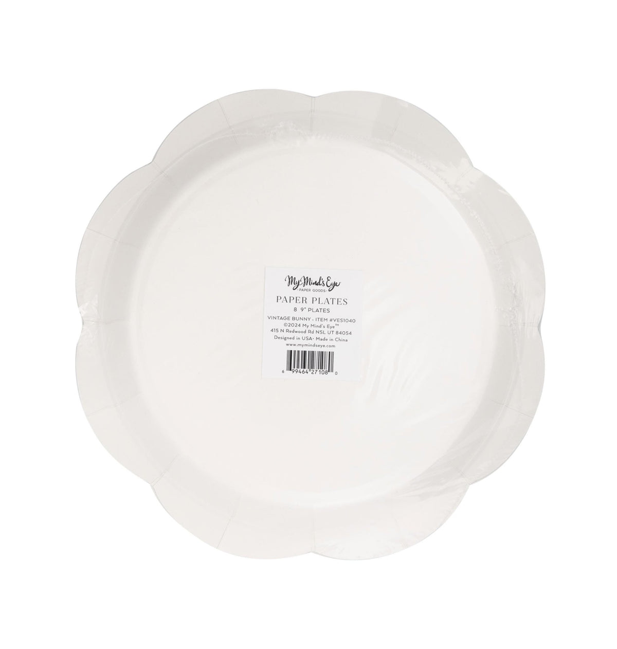 Vintage Easter Bunny Paper Plates - Stesha Party