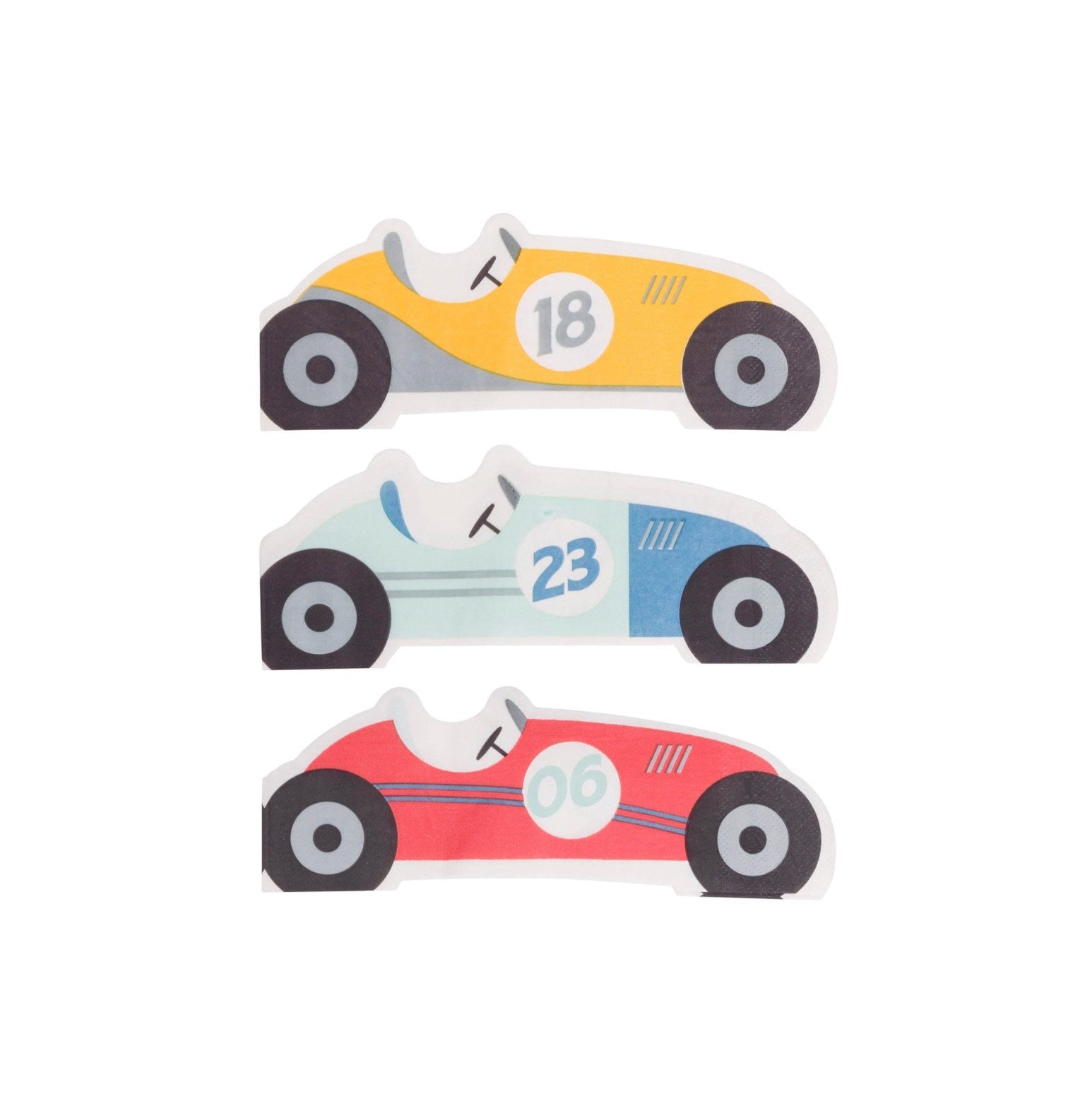 Vintage Race Car Party Napkins - Stesha Party