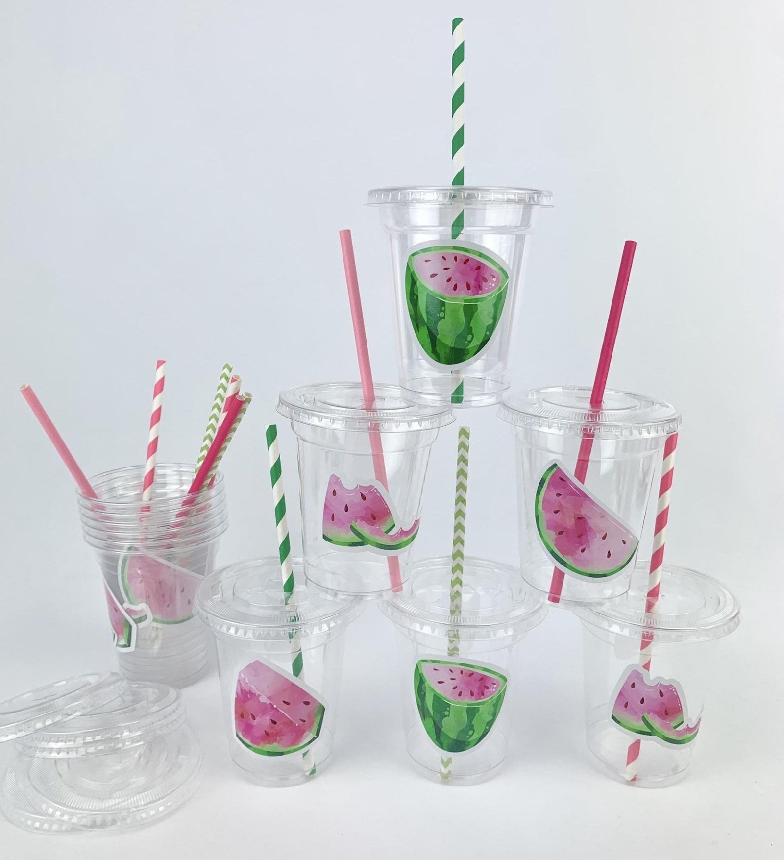 Watermelon Party Cups 12ct - Stesha Party