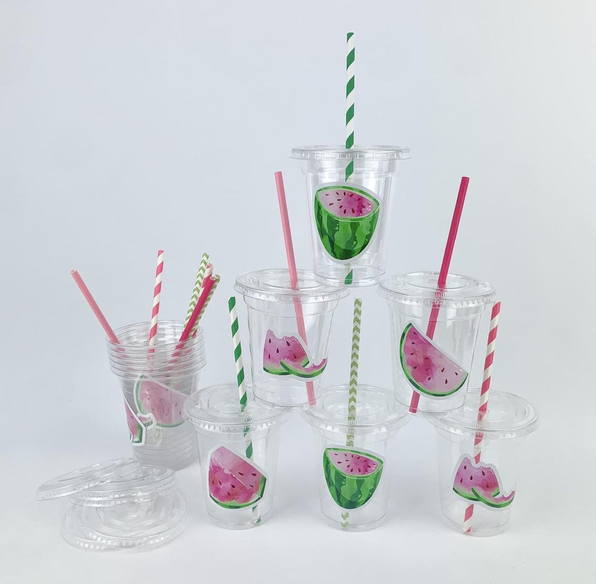 Watermelon Party Cups 12ct - Stesha Party