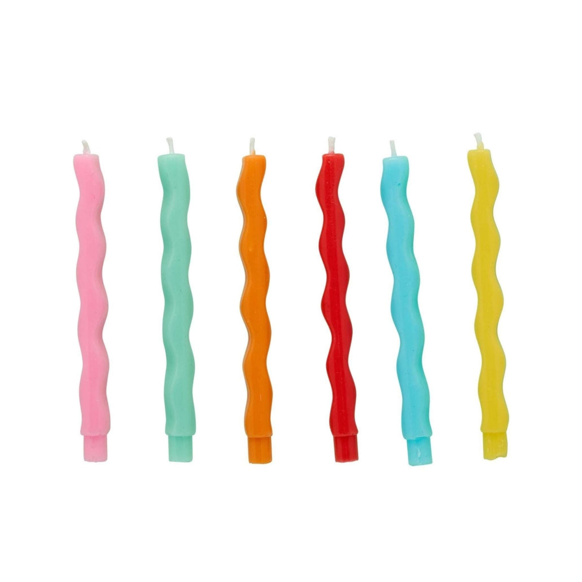 Wavy Birthday Candles - 12 Pack - Stesha Party