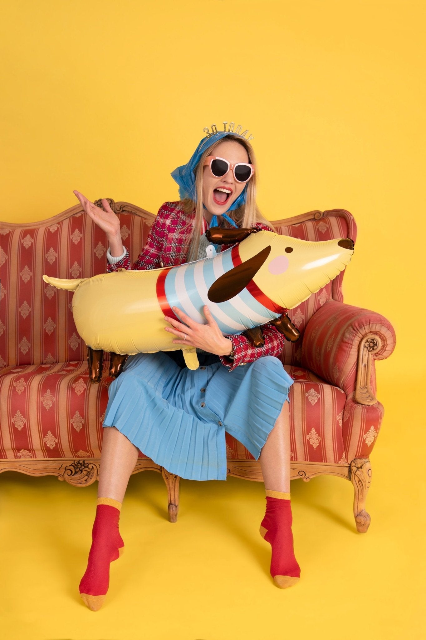 Weiner Dog Balloon - Stesha Party