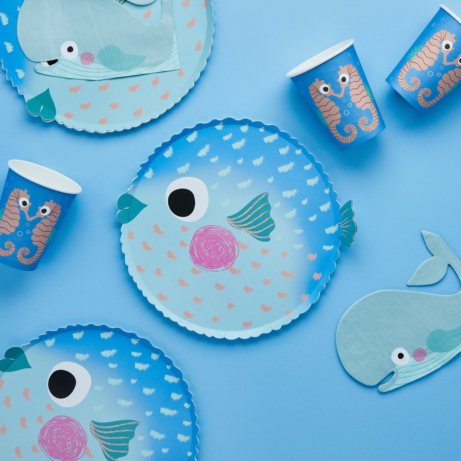 Whale Party Napkins - Stesha Party
