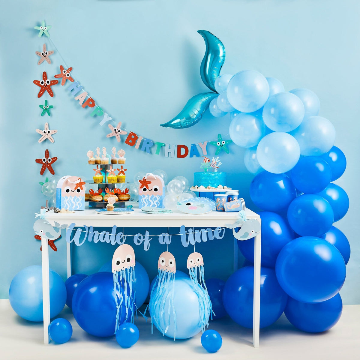 Whale Tail Balloon Arch Kit - Stesha Party