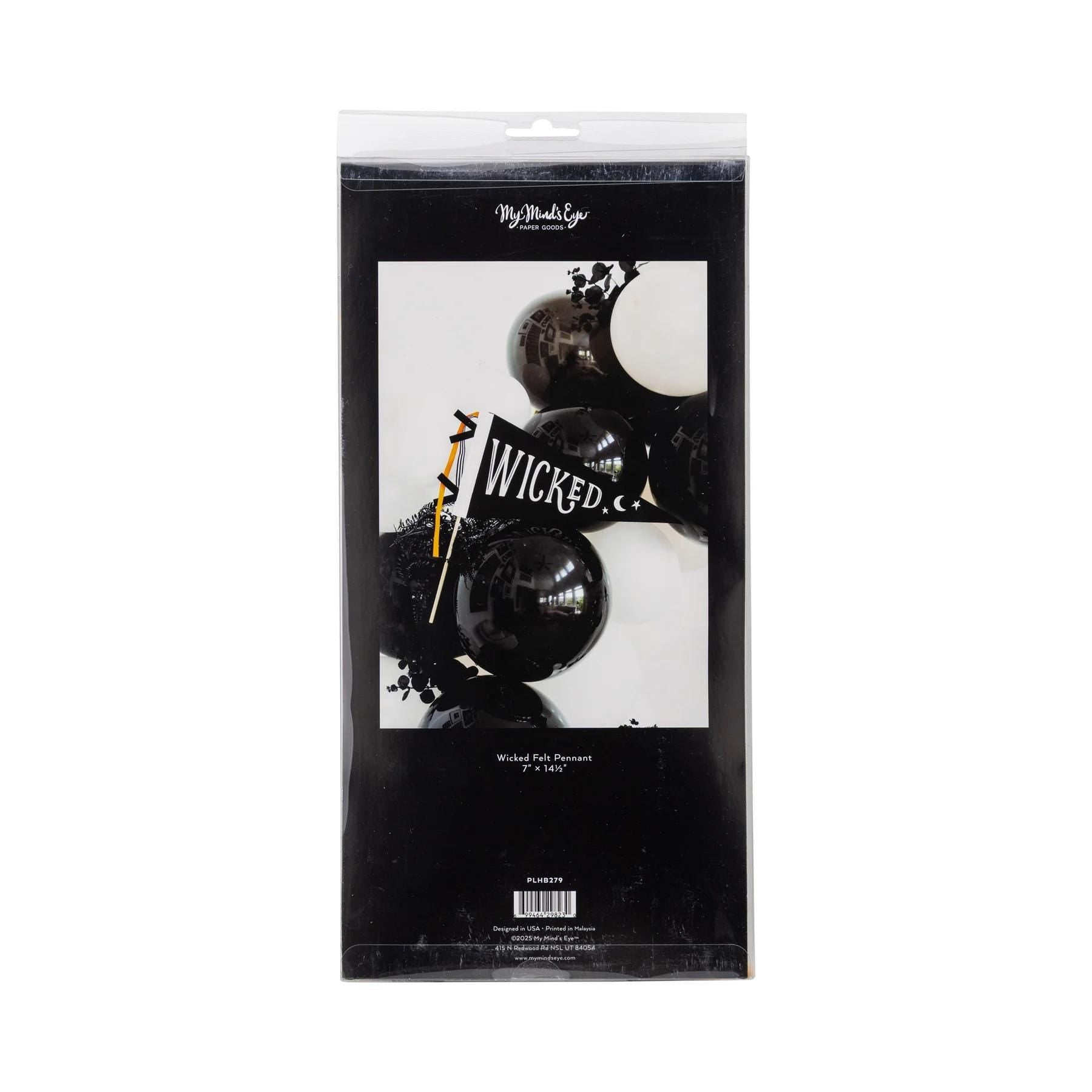 Wicked Felt Pennant Banner - Stesha Party