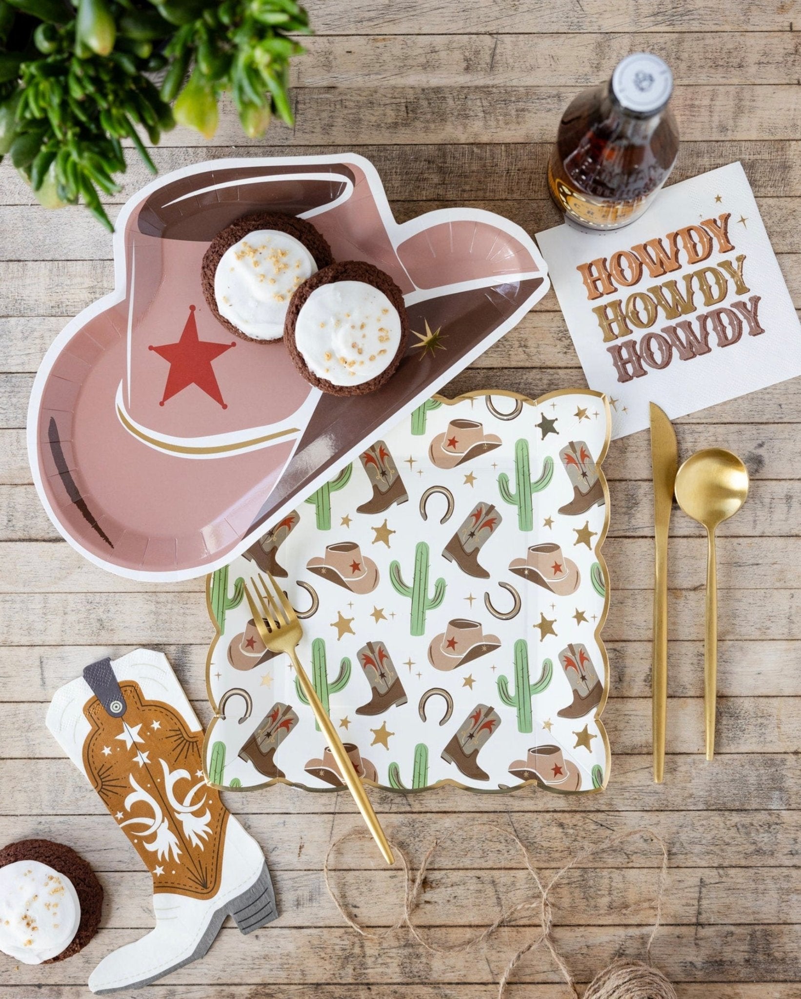 Wild West Cowboy Party Plates - Stesha Party