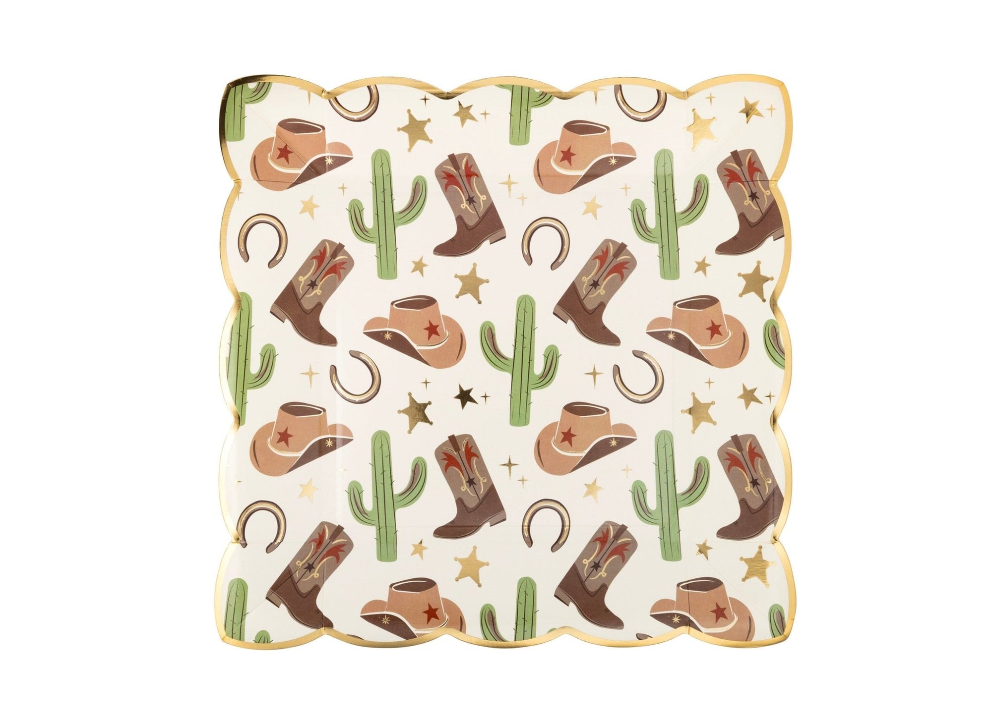 Wild West Cowboy Party Plates - Stesha Party