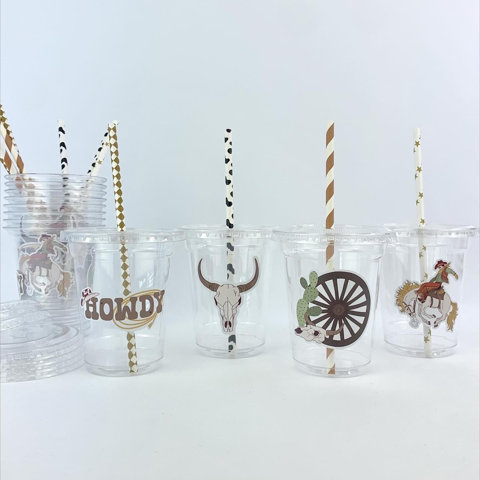 Wild West Party Cups 12ct - Stesha Party