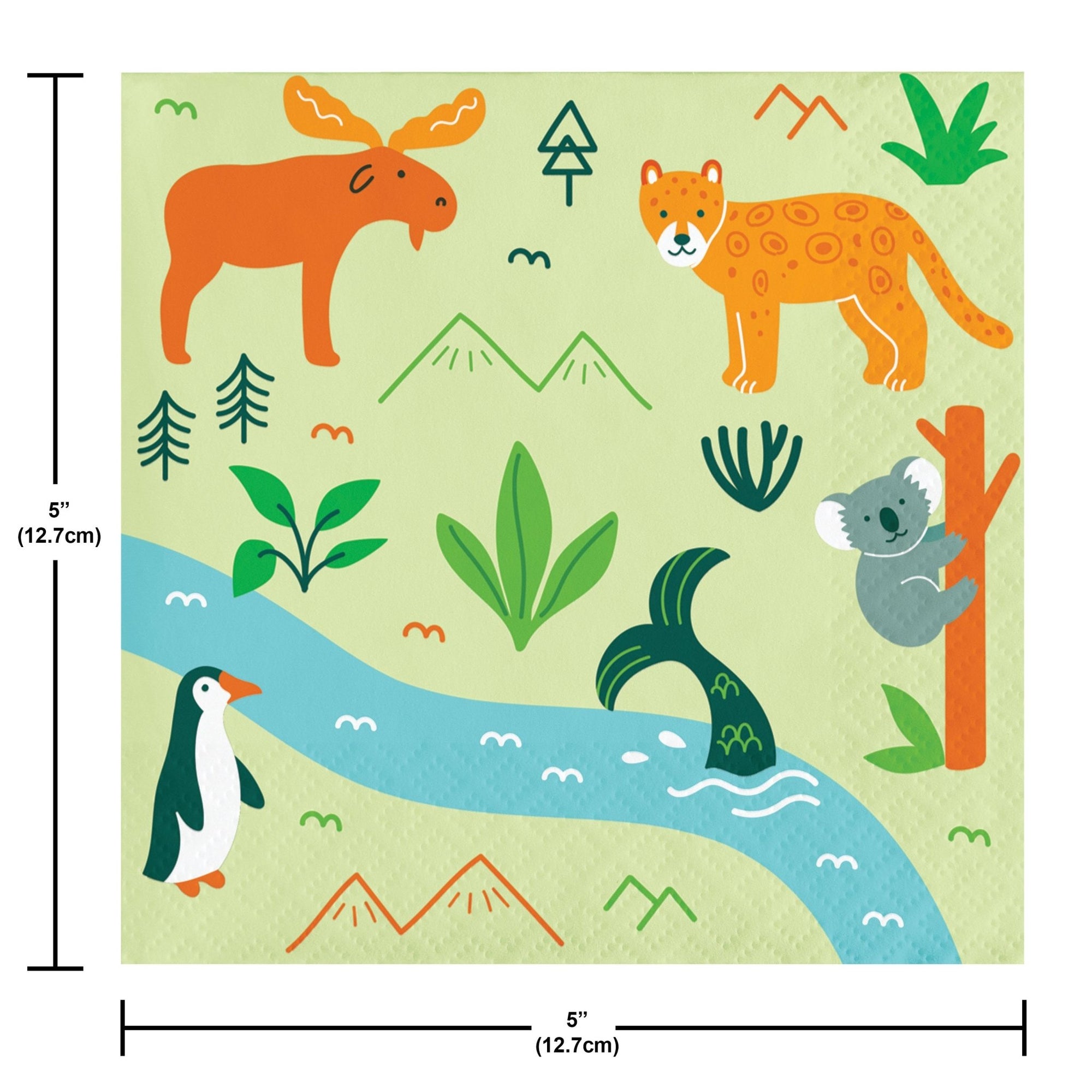 Wilderness Party Napkins - Stesha Party