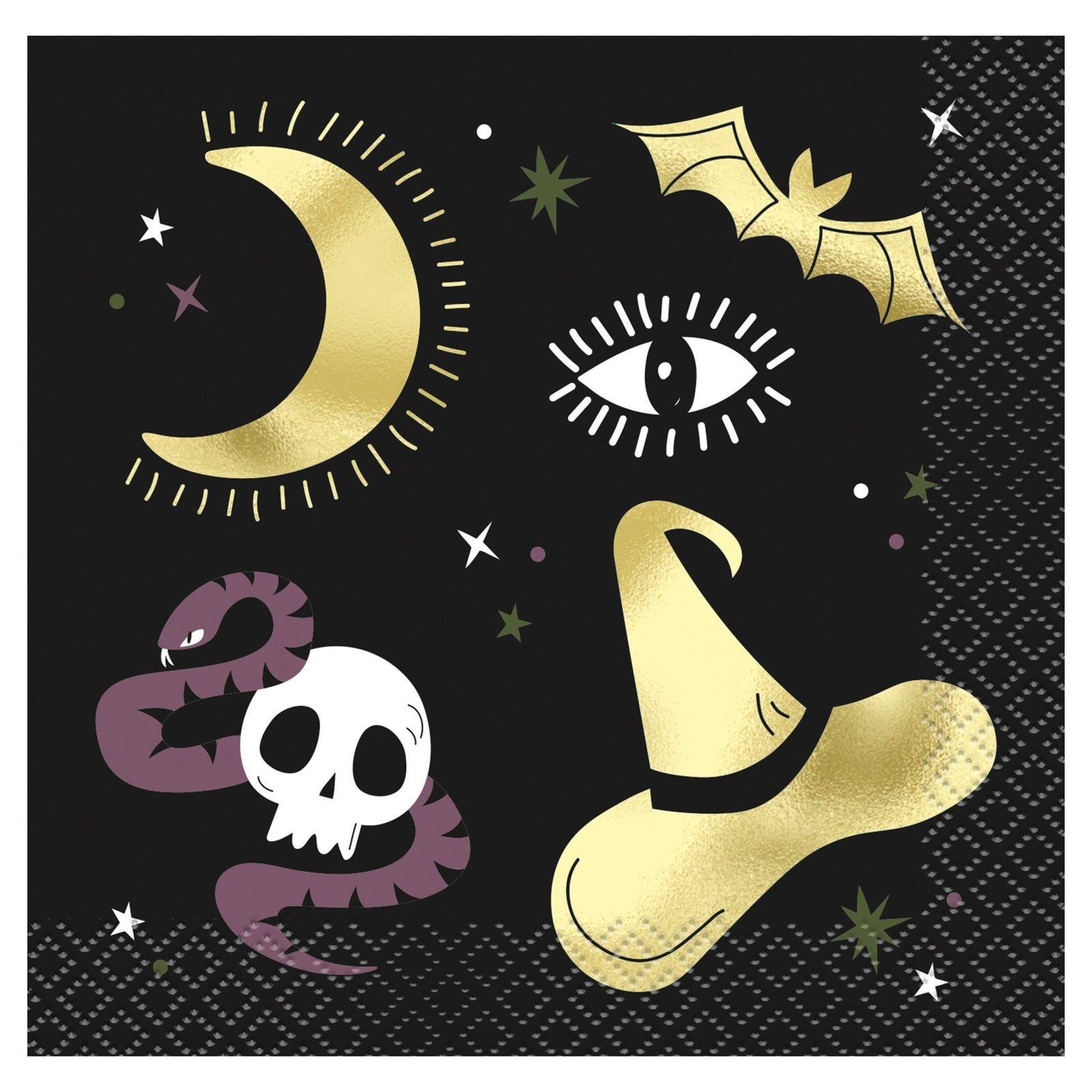 Witch Halloween Party Napkins - Stesha Party