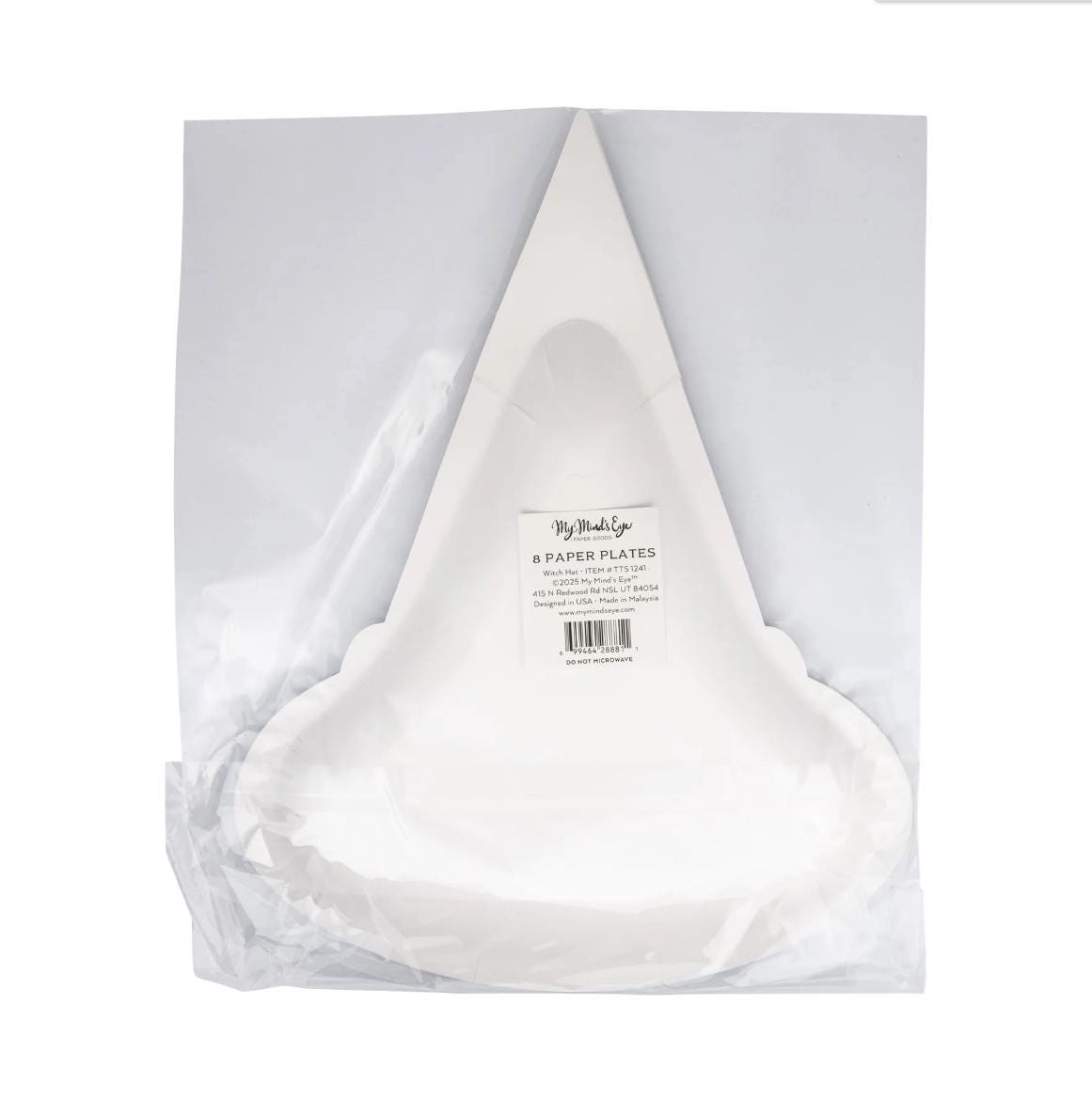 Witch Hat Paper Plates 8ct - Stesha Party