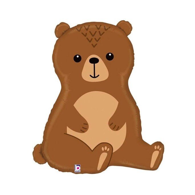 Woodland Bear 34" Balloon - Stesha Party
