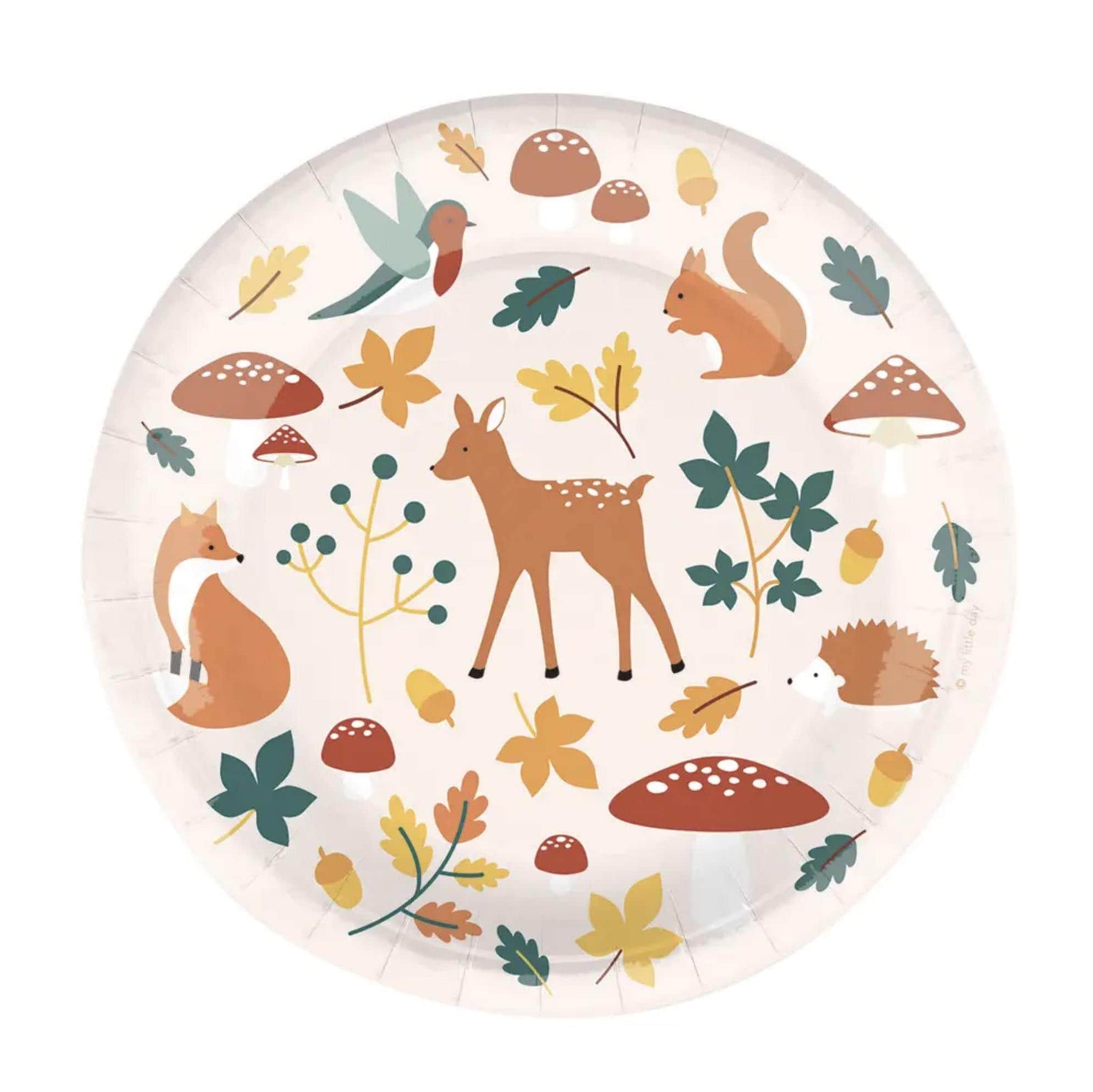 Woodland Forest Party Plates - Stesha Party