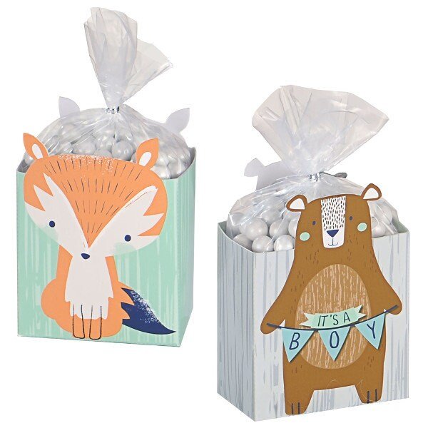 Woodland It's A Boy Favor Bags - Stesha Party