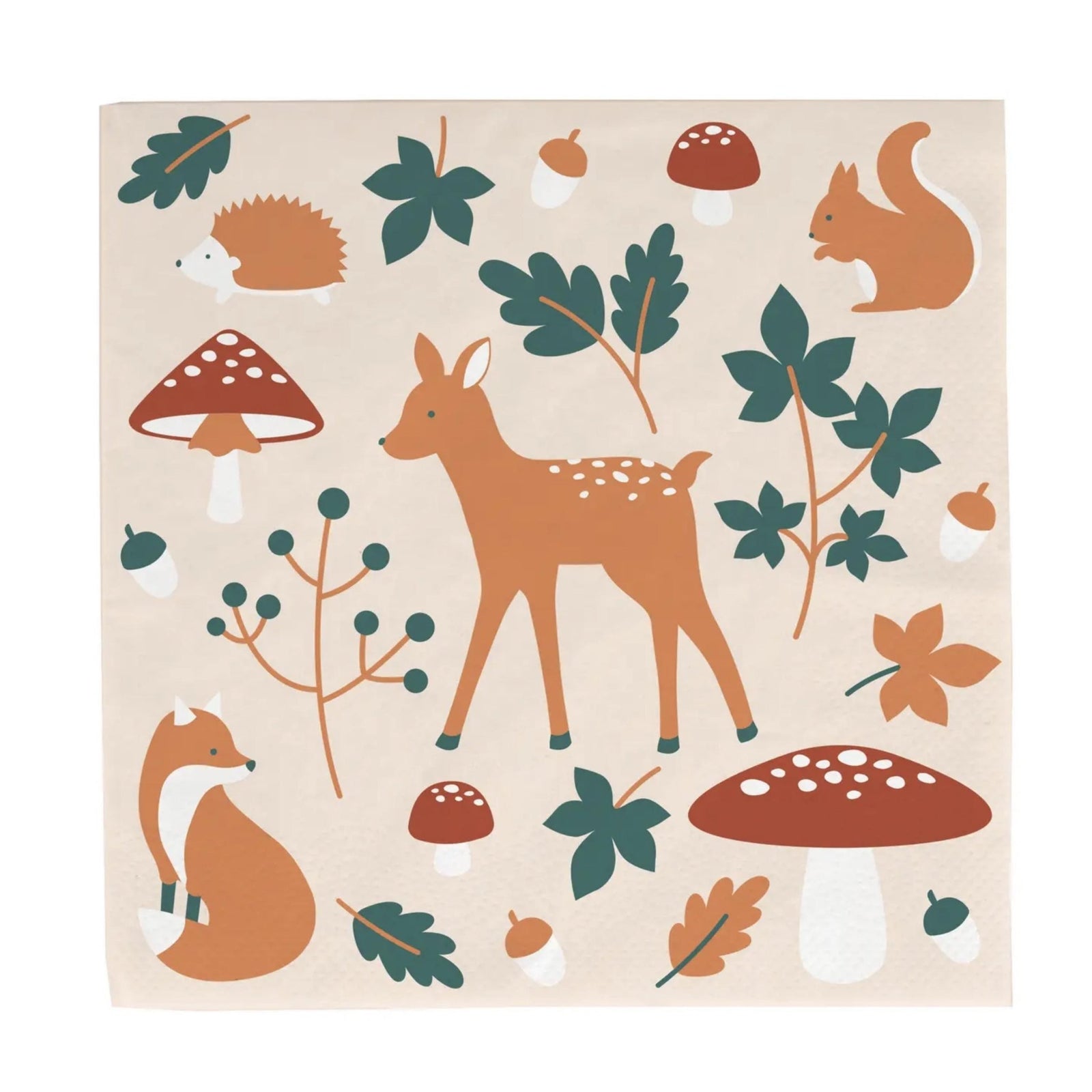 Woodland Party Napkins - Stesha Party