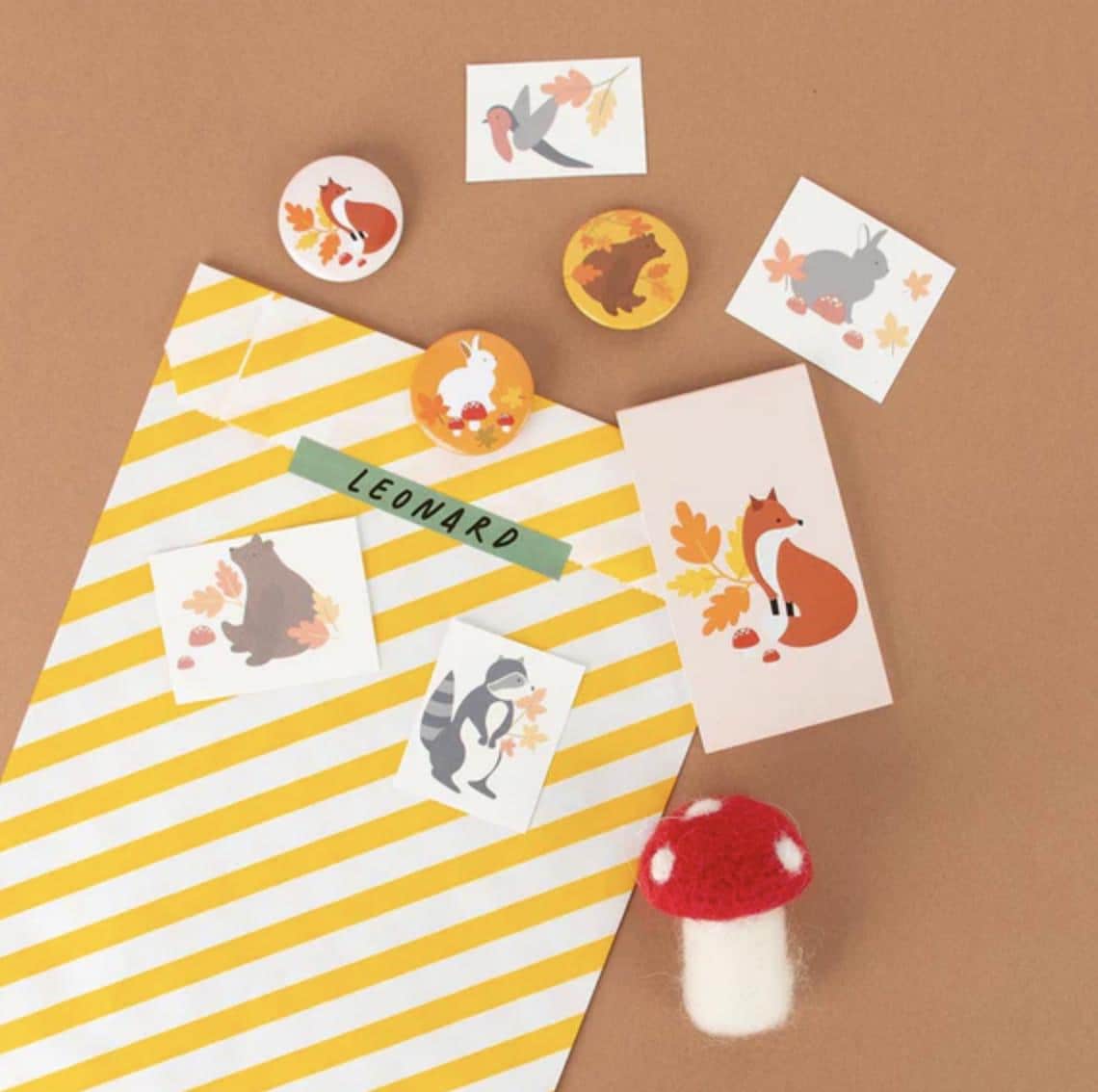 Woodland Temporary Tattoos - Stesha Party