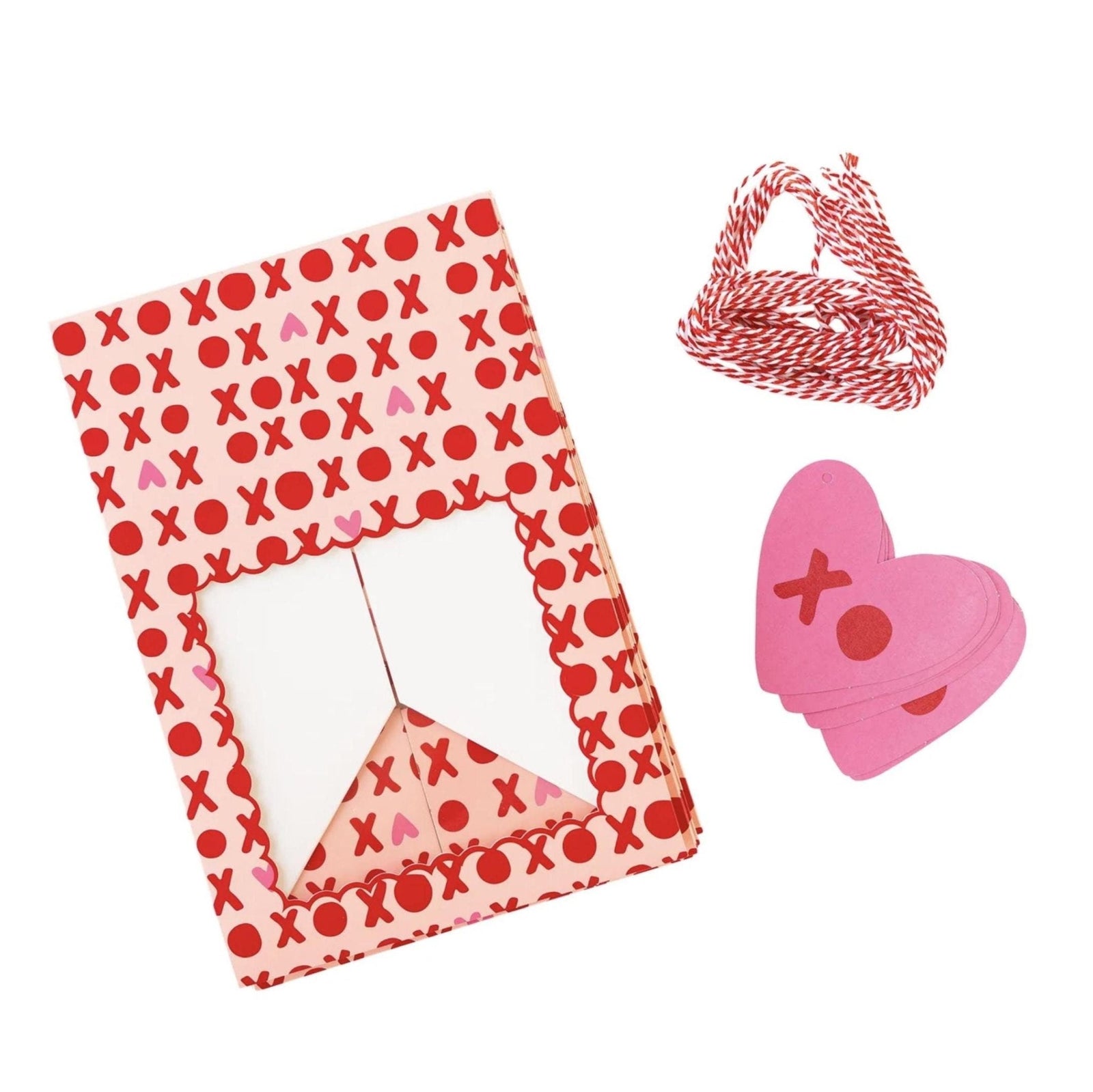 XOXO Window Cookie Boxes & Tags 6ct - Stesha Party
