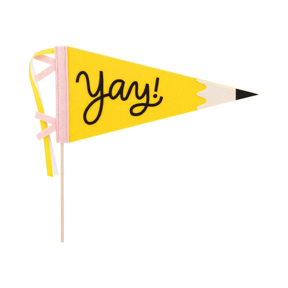 Yay! Felt Pencil Pennant Banner - Stesha Party