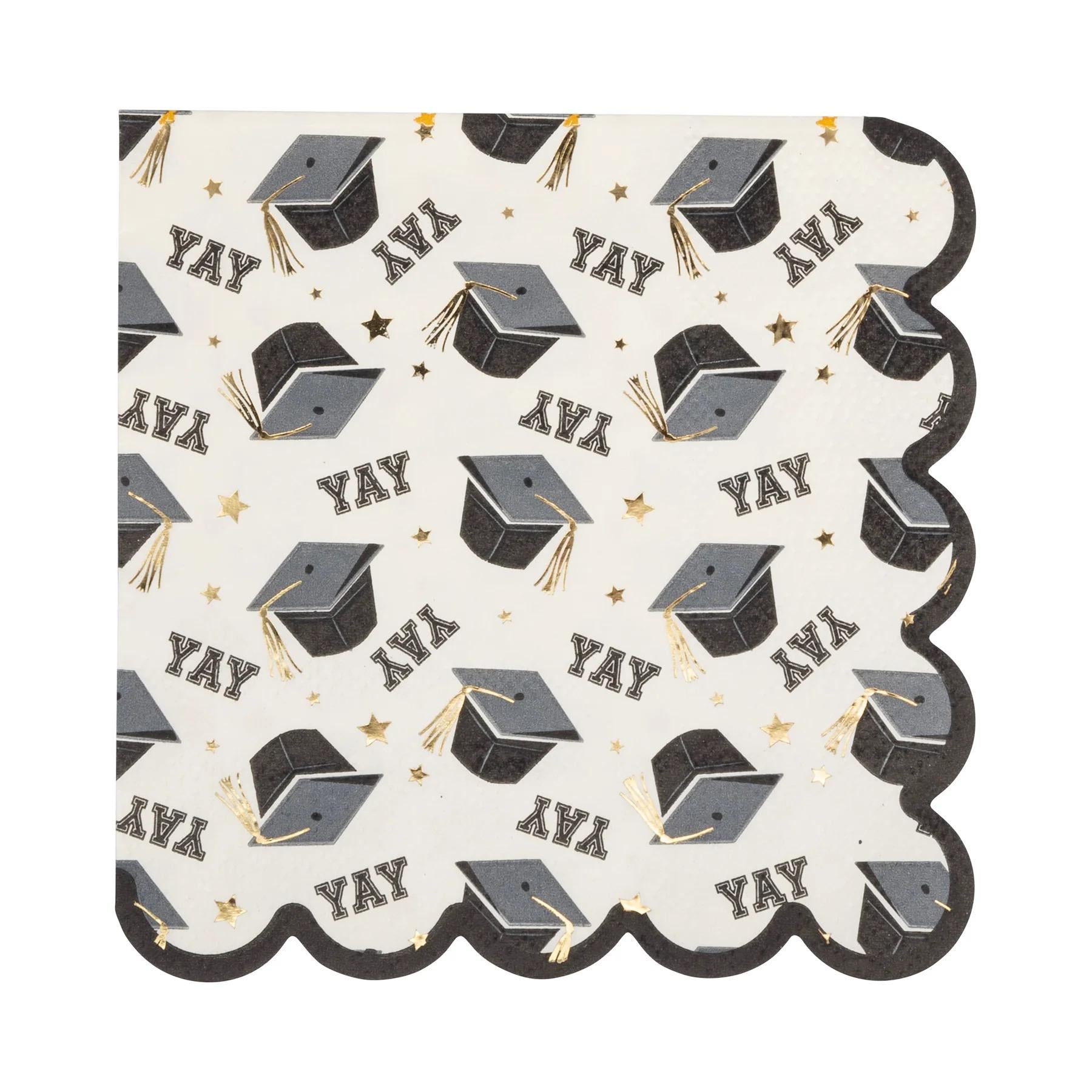 YAY Graduation Caps Napkins 18ct - Stesha Party