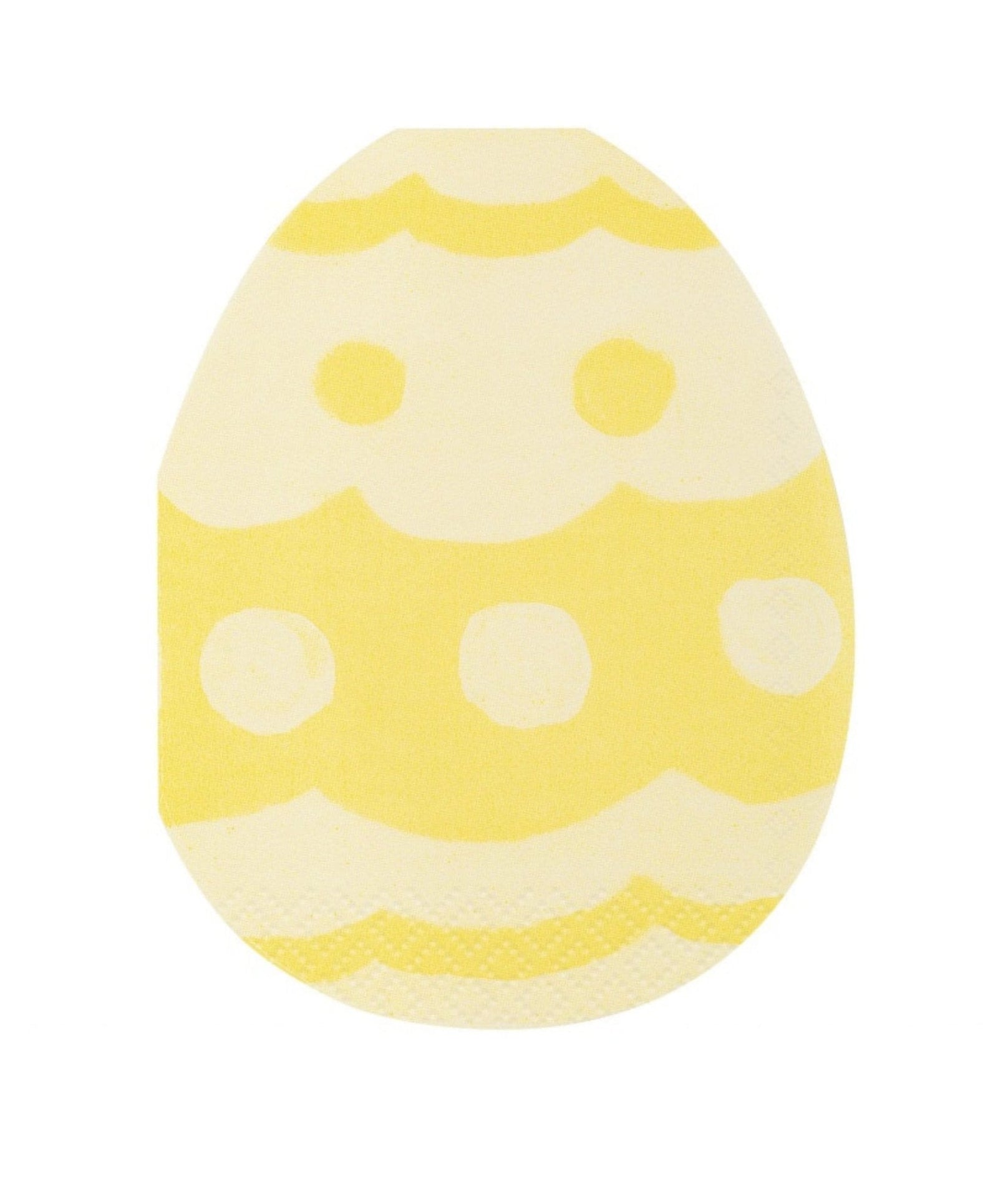 Yellow Easter Egg Napkins - Stesha Party