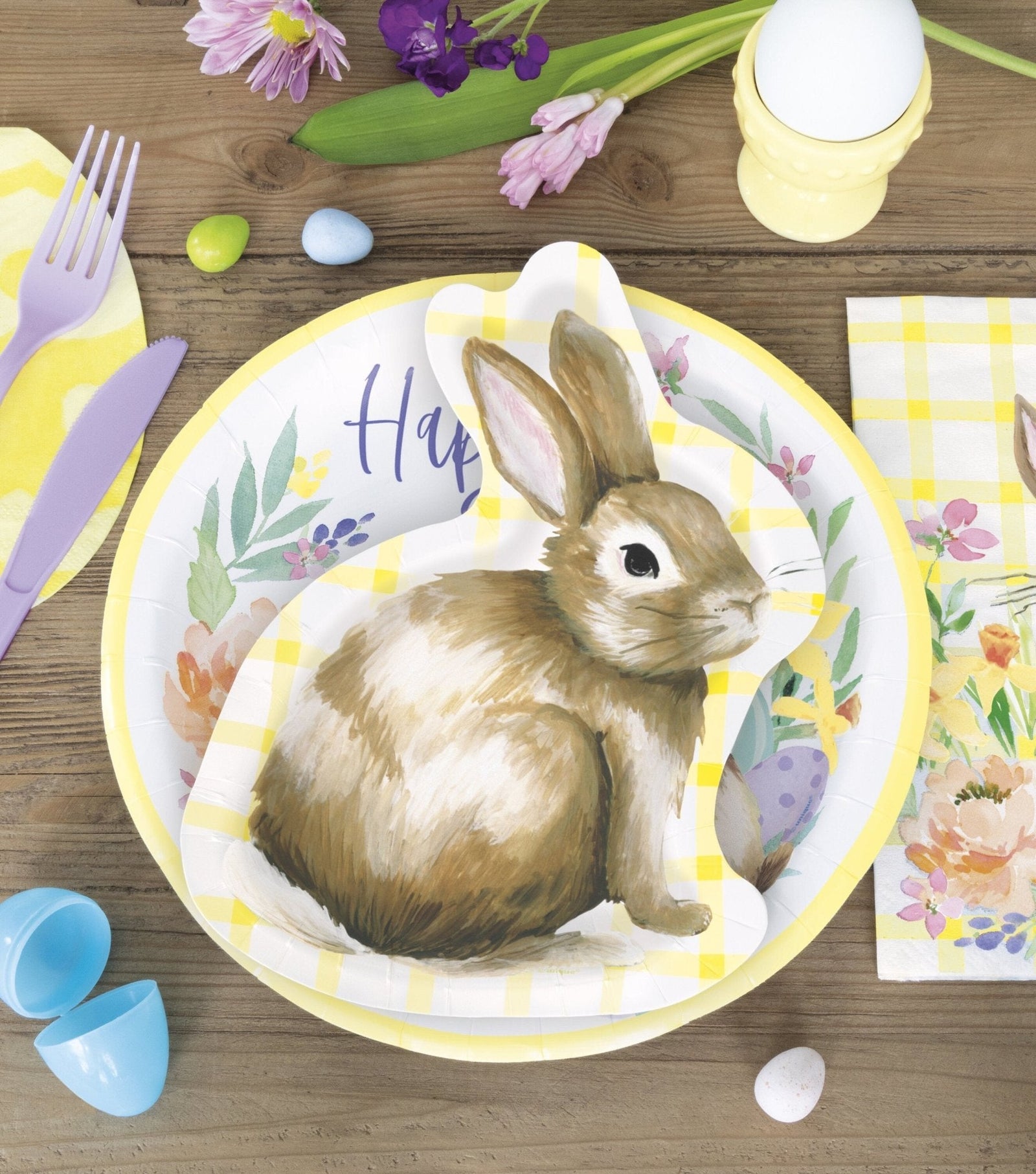 Yellow Easter Egg Napkins - Stesha Party