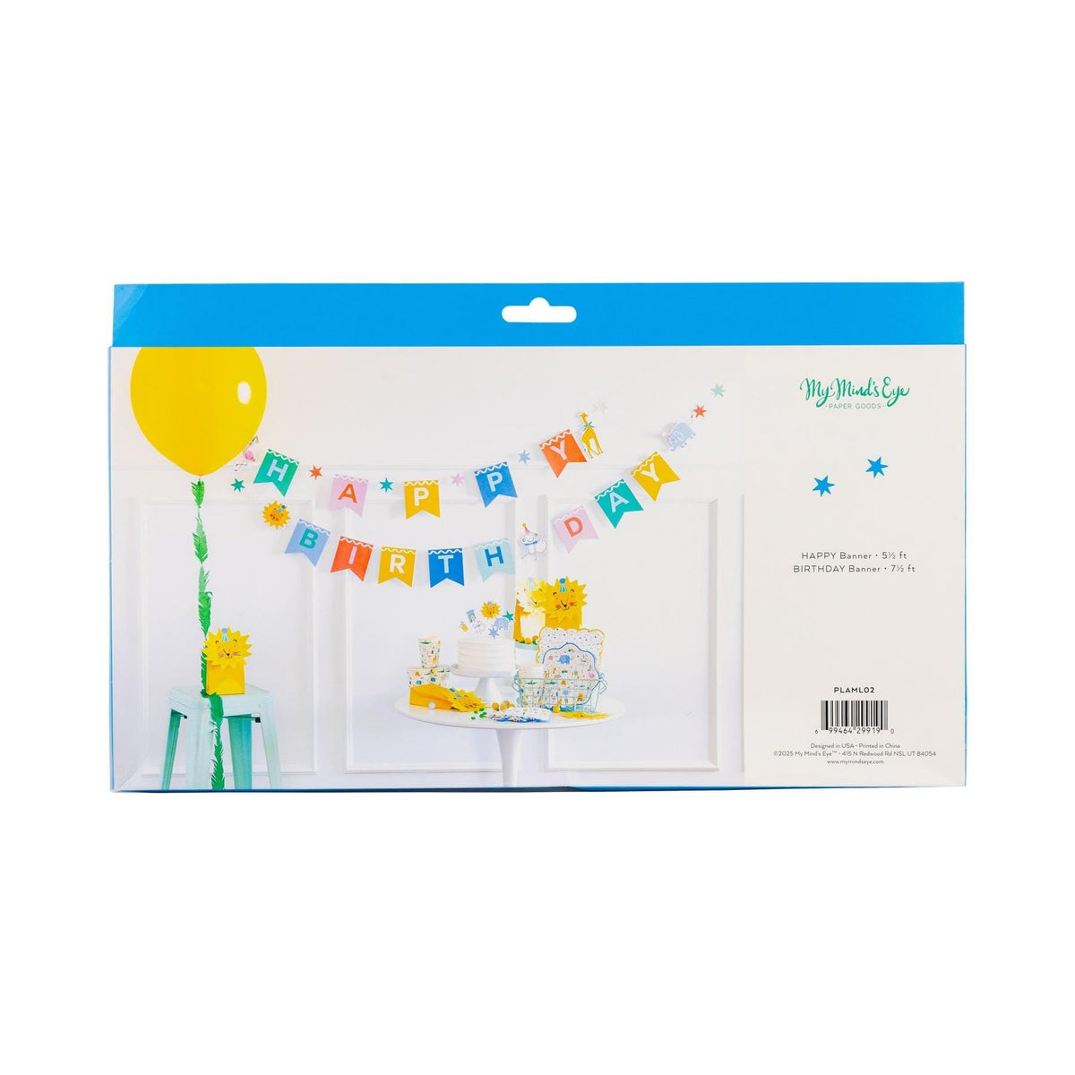 Zoo Animal Birthday Banner - Stesha Party