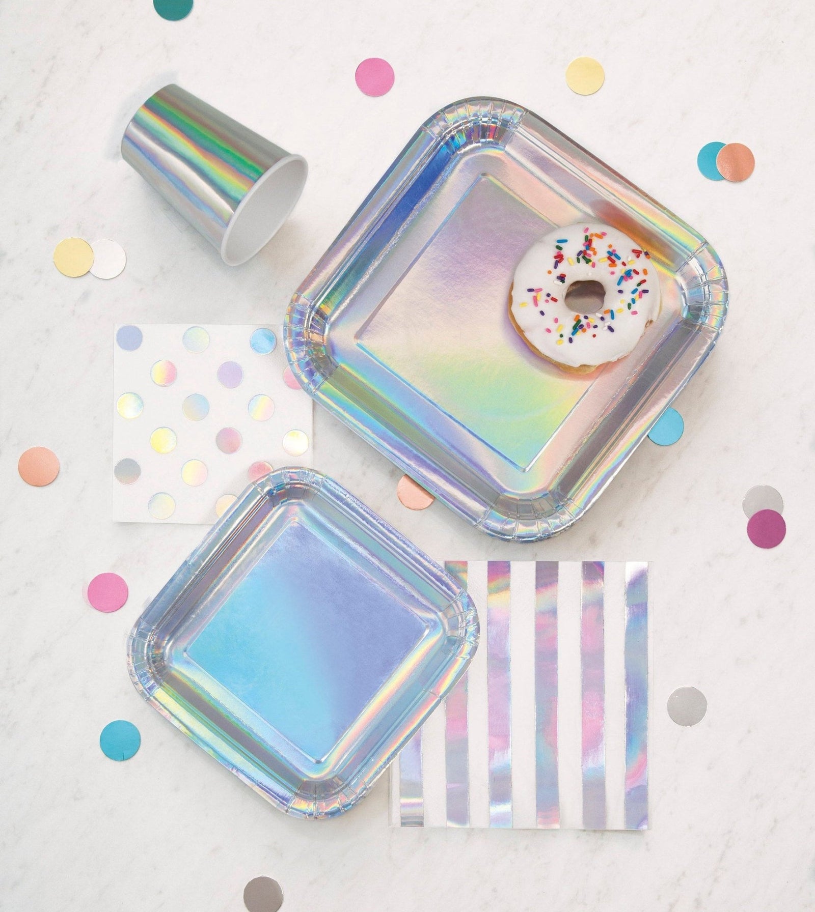 12 oz Iridescent Cups - Stesha Party