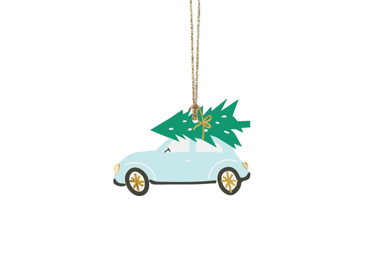 12 Santa & Christmas Car Gift Tags - Stesha Party