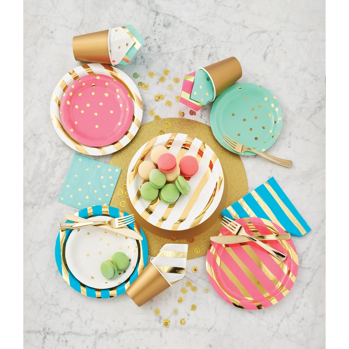 24 Gold 9oz Cups - Stesha Party