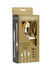 24-Set Hammered Gold Plastic Cutlery - Stesha Party