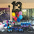 34" Black Number Balloons - Stesha Party