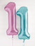 34" Blue Number One Balloon - Stesha Party