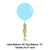 36" Blue & Gold Boy Baby Shower Tassel Balloon - Stesha Party