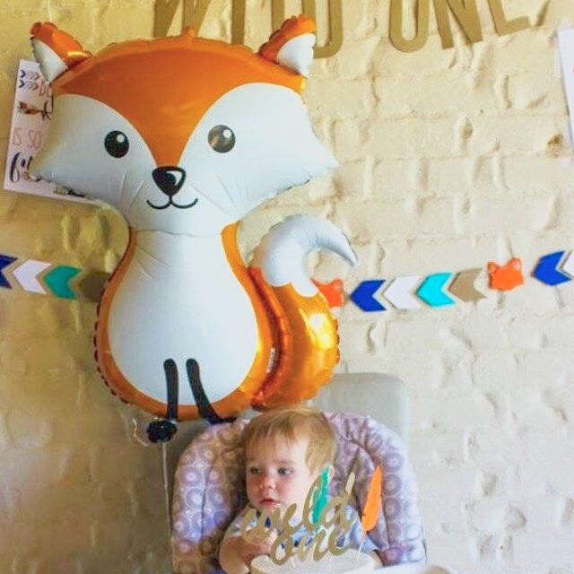 36" Fox Balloon - Stesha Party