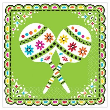 36 Maraca Luncheon Napkins